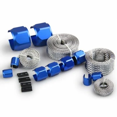 $29.69 • Buy Braided Stainless Steel Vacuum Fuel Radiator Oil Line Dress-up Hose Cover Sleeve