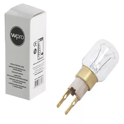 £8.95 • Buy Genuine Whirlpool T- Click 15W Fridge Freezer Lamp Light Bulb T25 240v C00312322