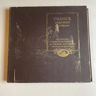 12  78 RPM Set (6) Leopold Stokowski-Franck Symphiny In D Minor/Victrola M22 • $40