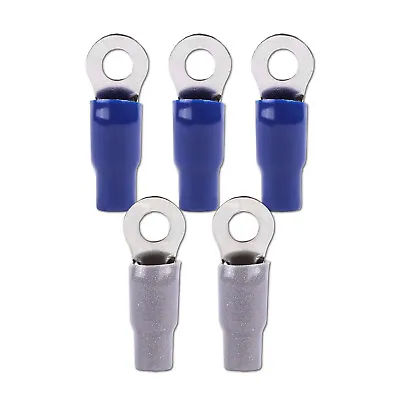 Skar Audio 4 Gauge (5/16 ) Nickel Plated Premium Ring Terminals (5 Pack) • $5.94