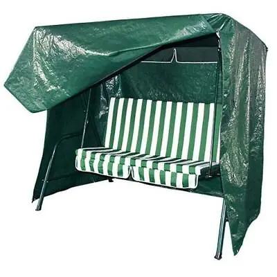 £19.85 • Buy Heavy Duty Waterproof 3 Seater Swinging Hammock Cover Garden Swing Patio Zipped