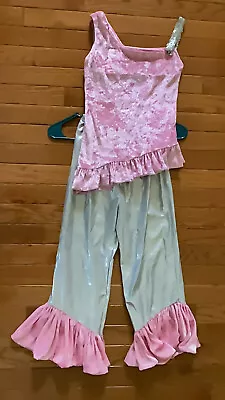 Girl's Pink & Silver 70's Disco Costume By Princess Paradise Sz. 7/8 • $10