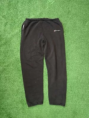 Vintage Champion Black Sweatpants Made In Usa Size XL • $49.99