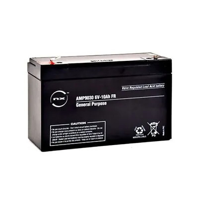 Rechargeable Battery 6 Volt Sealed Lead Acid 10AH 6V10.0 NX Energy • £18.49