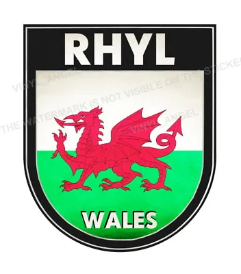 £3 • Buy RHYL Wales Vinyl Sticker Decal Trophy Souvenir #2110