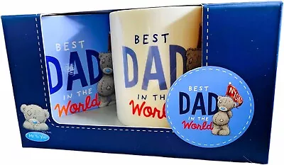 Tatty Ted Me To You World's Best Dad Boxed Mug & Coaster Birthday Father's Day • £9.99