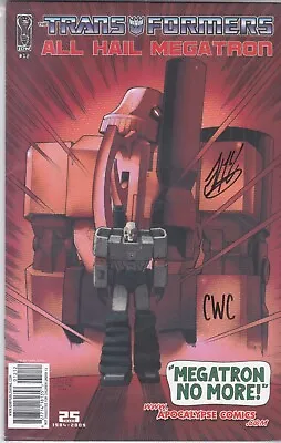 £29.99 • Buy Idw Publishing Transformers All Hail Megatron #12 Apocalypse Double Signed Cover