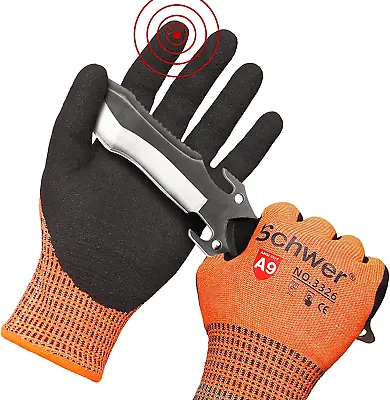 Schwer Highest Level Cut Resistant Gloves For Extreme Protection ANSI A9 Cuttin • $22.81