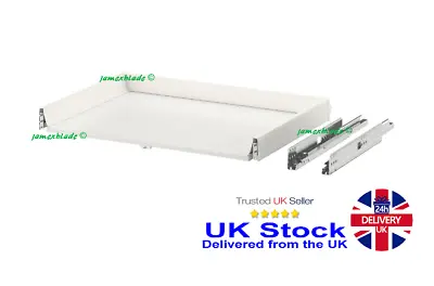 IKEA MAXIMERA Drawer Box 80x37cm LOW With Blum Antaro Steel Runners: 802.046.30 • £59.98