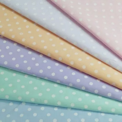 £2.75 • Buy Polycotton Fabric 5mm Pastel Polka Dots Spots Spotty Spot