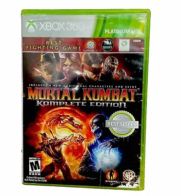 Mortal Kombat -- Complete Edition (Microsoft Xbox 360 2012) • $20