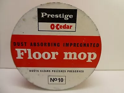 Vintage Prestige O Cedar Floor Mop In Tin Polishing Mop Inside • $25