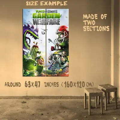 362638 Plants Vs Zombies Garden Warfare XBox One Game Art Print Poster AU • $71.45