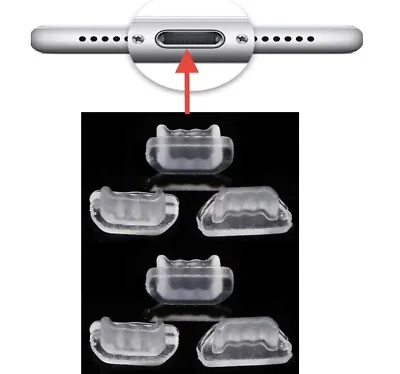 6 PLASTIC DUST STOPPERS For CHARGING PORT Of IPhone SE 2020 • £4.79