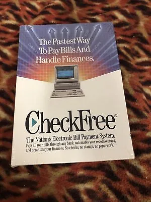 CheckFree DOS Software New Sealed Electronic Bill Payament System 1991 • £47.29