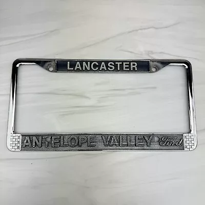 Lancaster Antelope Valley FORD License Plate Frame Embossed Metal • $39.95