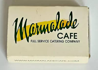 MARMALADE CAFE Restaurant Matchbox Advertising Los Angeles - Matches Vintage • $8.95