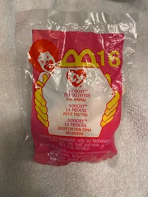 #16 Goochy Jellyfish 2000 McDonald's Happy Meal Ty Beanie Babies New Sealed • $6