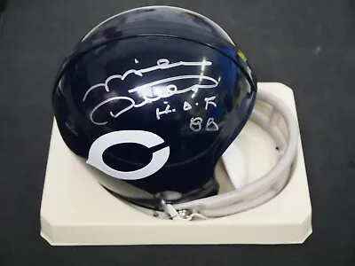 Mike Ditka Signed Riddell Mini Throwback Helmet Inscribed  Hof 88  Jsa Coa • $199.99