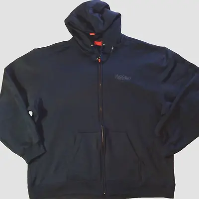 Mossimo Mens Jacket XL Black Hoodie Logo Lightweight Casual Skater Windbreaker • $20