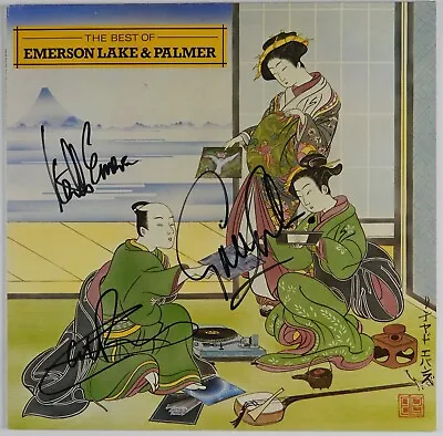 Emerson Lake & Palmer JSA Signed Autograph Album Record Vinyl Best Of • $499.99