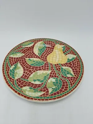 Pier One  Mosaic Fruit  Salad Plate - 8 1/4 Inch • $9