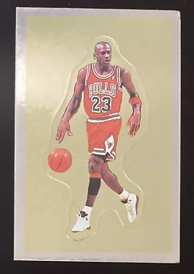 Michael Jordan 1991-1992 1991 GOLD FOIL Panini Sticker #190 (675) Nrmt • $19.95