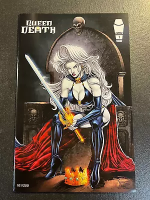 Lady Death Chaos Rules 1 VARIANT KING SPAWN 1 HOMAGE Todd McFarlane LIMITED 200 • $125