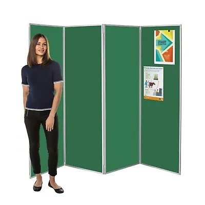 Wonderwall Concertina 4 Panel Folding Exhibition Display/ Room Divider • £357