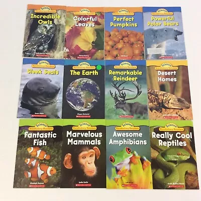 1st 2nd Grade Science Vocabulary Readers 12 Scholastic Picture Book Lot • $19.99