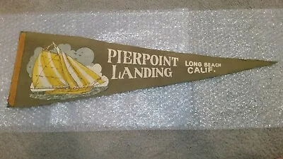Pierpoint Landing Long Beach California Vintage Pennant Flag Souvenir 26  • $39.99
