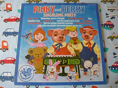 £8 • Buy Pinky And Perky Singalong Party Original 1974 Emi Music For Pleasure Vinyl Lp
