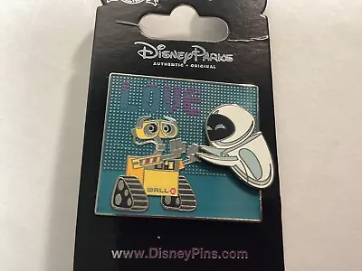 Disney Parks Pixar Wall-E & Eve Love Collector Pin. • £13.48