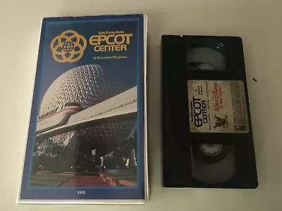 WALT DISNEY WORLD EPCOT CENTER - A Souvenir Program VHS Clamshell 1983 Vintage • $18.55