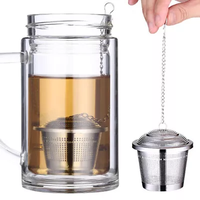 Stainless Steel Tea Ball Infuser Filter Leaf Diffuser Spice Herb Mesh Strainer • $2.57