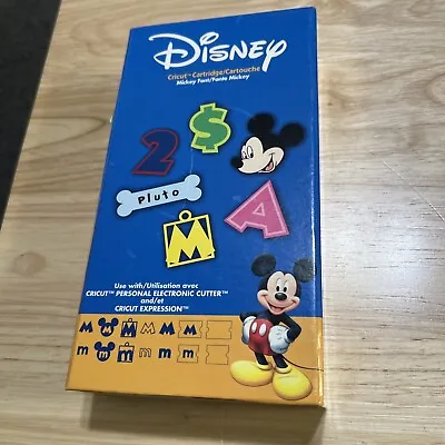 Cricut Cartridge Disney Mickey Mouse Font For Cricut Personal & Expression • $16.99