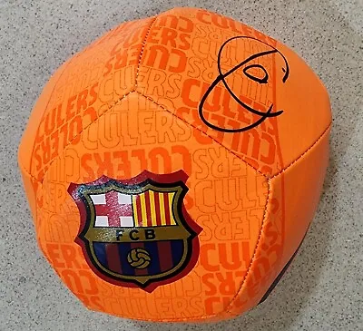 Xavi Hernandez Signed Nike Barcelona Ball Spain BAS Beckett Witness • $268.91