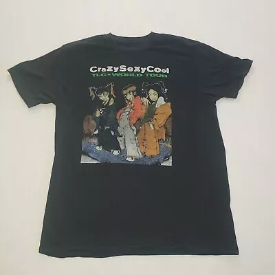 TLC CrazySexyCool World Tour T-shirt Medium Vintage Y2K Black Short Sleeve       • $28