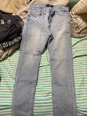 Hollister Light Wash Slim Taper Jeans Size 28x30 • $18