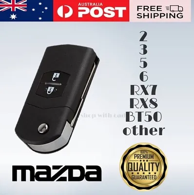 $14.95 • Buy Mazda 2 Button Remote Key Case/Shell Mazda 2  3  5  6 RX7  RX8 BT50  BEST QUALIT