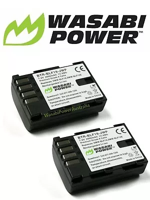 Wasabi Power Battery X 2 For Panasonic DMW-BLF19 Panasonic Lumix DMC-GH3DC-GH5 • $65.50