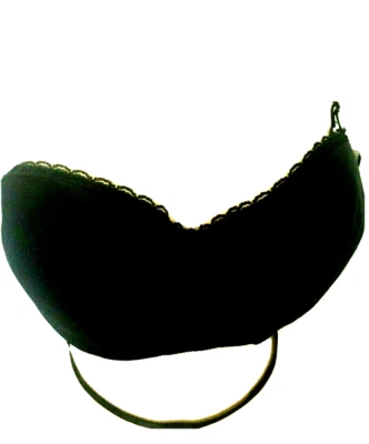 $12.99 • Buy Vintage Va Bien Strapless (4-way Bra) U/w Halter Bra 507 Size 38d Black