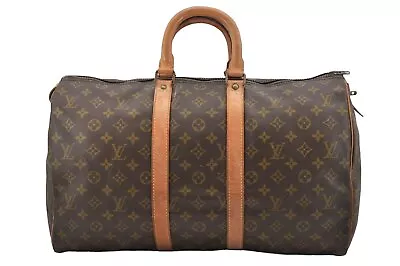 Authentic Louis Vuitton Monogram Keepall 45 Travel Boston Bag Old Model LV 0952J • £253.10