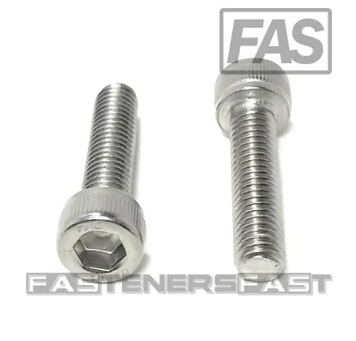 (25) M6-1.0 X 25 Stainless Steel Socket Head Socket Cap Screws DIN912 M6x1.0x25 • $12.18