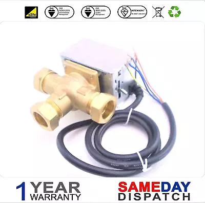 £51.75 • Buy 3 PORT MID POSITION VALVE 22mm ALTERNATIVE REPLACEMENT HONEYWELL V4073A1039