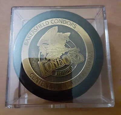 Rare Collectible Metal Insert Puck * Bakersfield Condors Centennial Garden Arena • $29.99