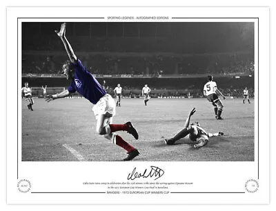 HAND SIGNED 16x12 LIMITED EDITION : RANGERS 1972 COLIN STEIN (182) • £34.95