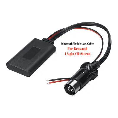 Car Bluetooth Module Adapter Audio Aux Cable Connector For 13P Kenwood CD Stereo • $24.29