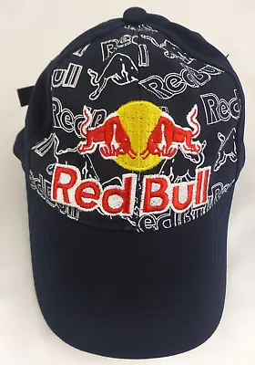 Red Bull Logo Adjustable Cap Hat 6 Panel Red Bull Print Fabric Embroidered Logo • $25.97