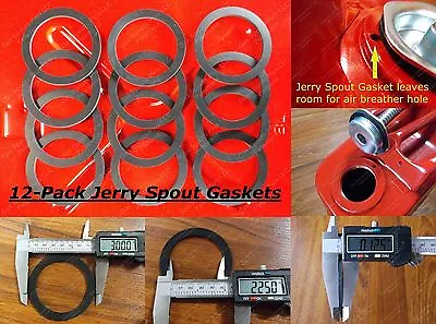 12x NEW Jerry Gas Can Spout Gaskets Can Gallon 20L Military Army Rubber BLITZ • $35.88